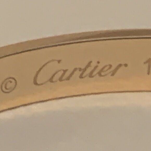 AUTH CARTIER LOVE CUFF BRACELET 18K ROSE GOLD EXC! sz16 ALL receipts / Box / Bag - Picture 11 of 16